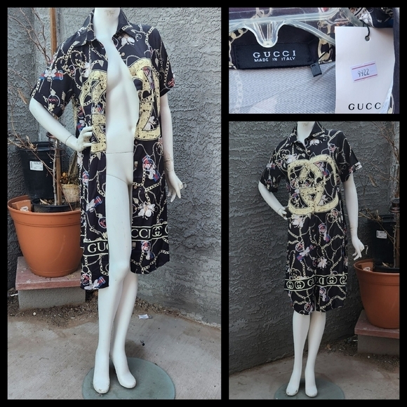 CLASSY GG SHIRT‎ DRESS DUSTER - Picture 1 of 12